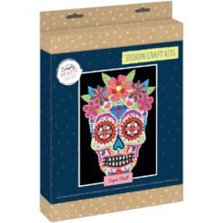 Simply Make Lantejoulas Art Kit Sugar Skull