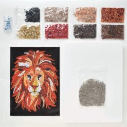 Simply Make Lantejoulas Art Kit Proud Lion