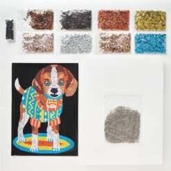 Simply Make Lantejoulas Art Kit Dog in a Jumper