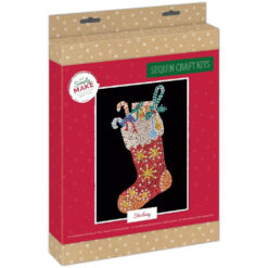 Simply Make Lantejoulas Art Kit Christmas Stocking