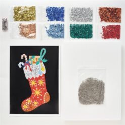 Simply Make Lantejoulas Art Kit Christmas Stocking