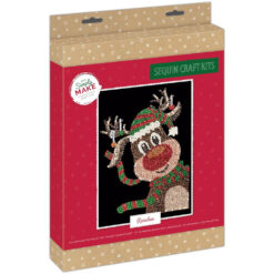 Simply Make Lantejoulas Art Kit Christmas Reindeer