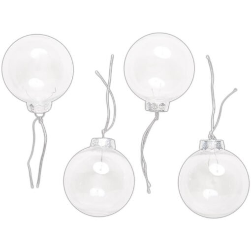 Bolas de Plástico Transparente 8cm