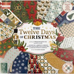 First Edition Papel de Scrapbooking Twelve Days of Christmas 30x30cm