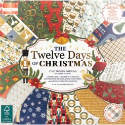 First Edition Papel de Scrapbooking Twelve Days of Christmas 20x20cm