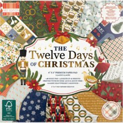 First Edition Papel de Scrapbooking Twelve Days of Christmas 15x15cm