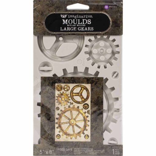 Finnabair Molde de Silicone Imaginarium Large Gears