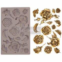 Re-Design Molde de Silicone Fragrant Roses