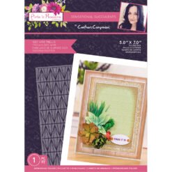 Crafter's Companion Placa de Embossing Geo Wire Trellis