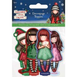 Gorjuss Decoupage Toppers Christmas