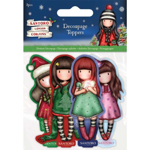 Gorjuss Decoupage Toppers Christmas