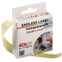 Colop E-MARK Fita Contínua para Etiquetas Transparente