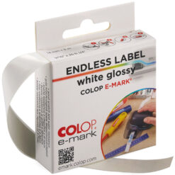 Colop E-MARK Fita Contínua para Etiquetas Branco Brilho