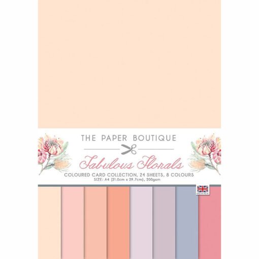 The Paper Boutique Cartolina A4 Fabulous Florals