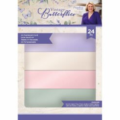 Crafter's Companion Cartolinas A4 Pearlescent Vintage Butterflies