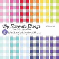 My Favorite Things Papel de Scrapbooking Buffalo Brights 15x15cm