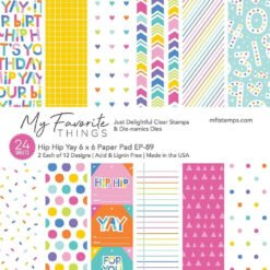 My Favorite Things Papel de Scrapbooking Hip Hip Yay 15x15cm