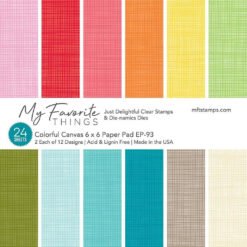 My Favorite Things Papel de Scrapbooking Colorful Canvas 15x15cm