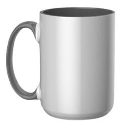 Cricut Caneca de Cerâmica Beveled Branca/Cinza 425ml