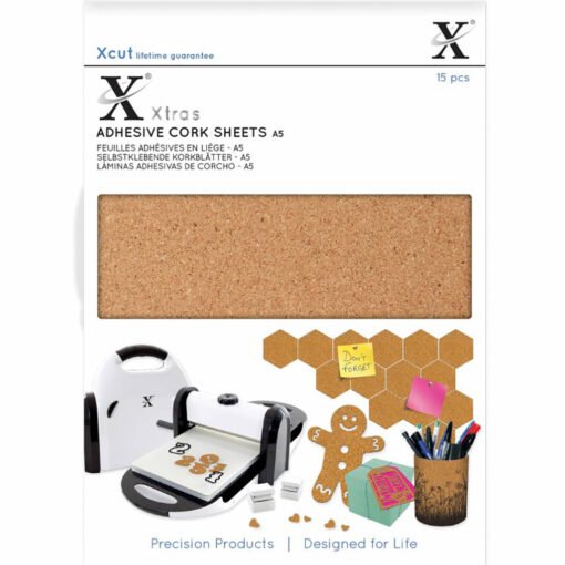 Xcut Folhas A5 Adesivas de Cortiça