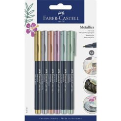 Faber Castell 6 Marcadores Metálicos 1,5mm