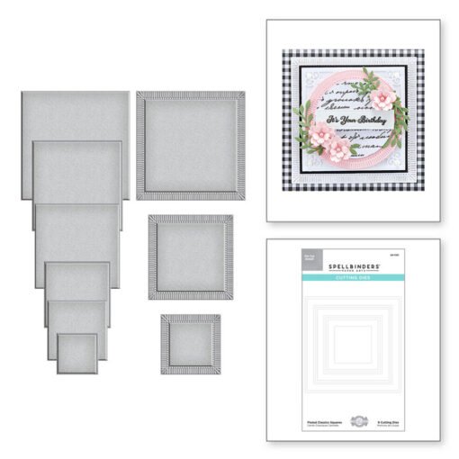 Spellbinders Cortante Quadrados Fluted Classics