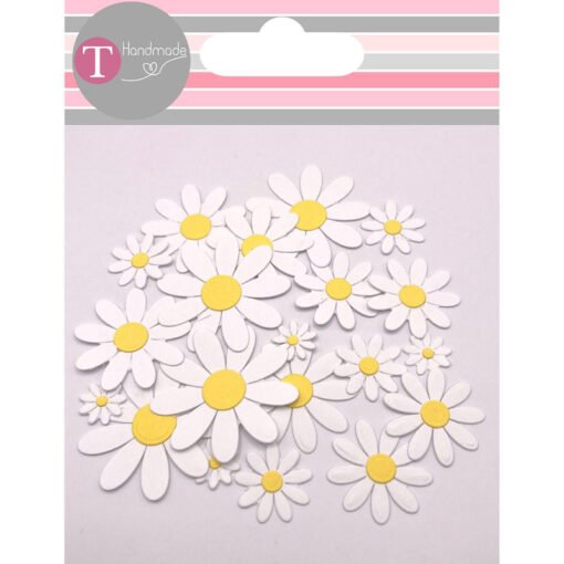 Flores em Papel Brancas – 20 pcs