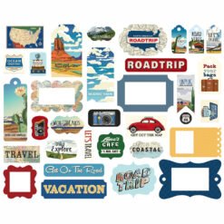 Carta Bella Molduras e Etiquetas Road Trip