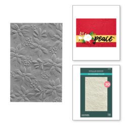 Spellbinders Placa de Embossing 3D Scenic Poinsettias