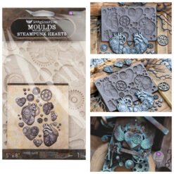 Finnabair Molde de Silicone Steampunk Hearts