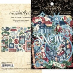 Graphic 45 Ephemera Sortido Let it Snow