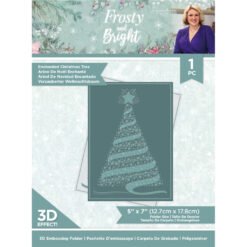 Crafter's Companion Placa de Embossing Enchanted Christmas Tree