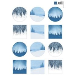 Marianne Design Folha A4 Winter Landscapes Minis