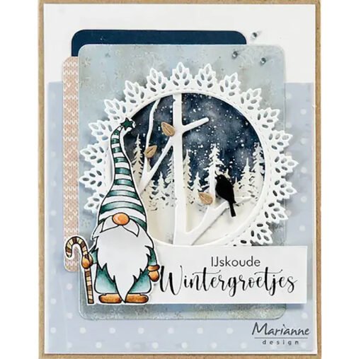 Marianne Design Folha A4 Winter Landscapes Minis