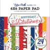 Echo Park Papel de Scrapbooking Birthday Salutations 15x15cm