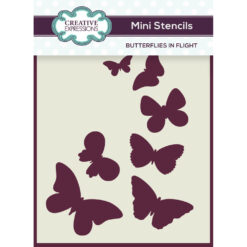 Creative Expressions Mini Stencil Butterflies In Flight