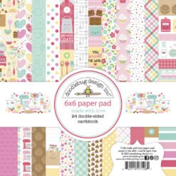 Doodlebug Design Papel de Scrapbooking Made With Love 15x15cm