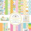 Doodlebug Design Papel de Scrapbooking Hippity Hoppity 30x30cm