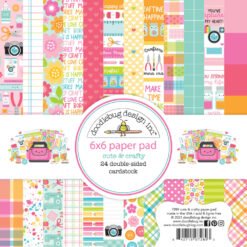 Doodlebug Design Papel de Scrapbooking Cute & Crafty 15x15cm