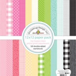 Doodlebug Design Papel de Scrapbooking My Happy Place Petite Prints 30x30cm