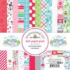 Doodlebug Design Papel de Scrapbooking Let It Snow 15x15cm