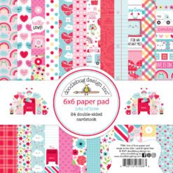 Doodlebug Design Papel de Scrapbooking Lots of Love 15x15cm