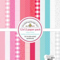 Doodlebug Design Papel de Scrapbooking Lots of Love Petite Prints 30x30cm