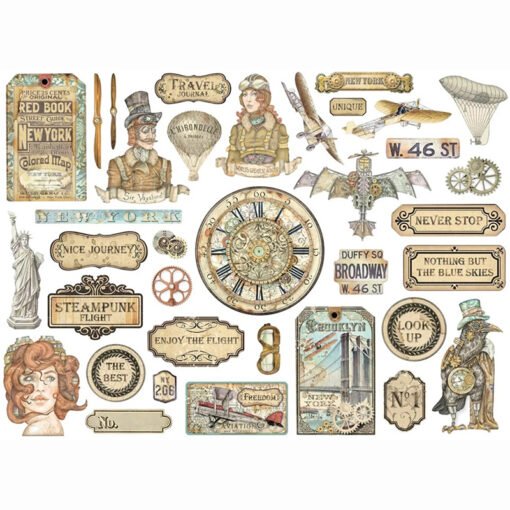 Stamperia Clear Die Cuts Sir Vagabond Aviator