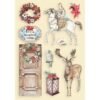 Stamperia Formas de Madeira Winter Tales Horse & Deer