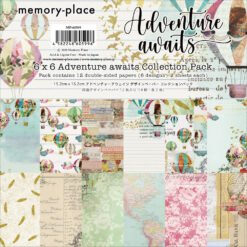 Memory Place Papel de Scrapbooking Adventure Awaits 15x15cm