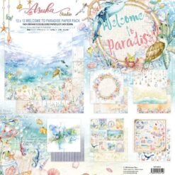 Memory Place Papel de Scrapbooking Welcome to Paradise 30x30cm