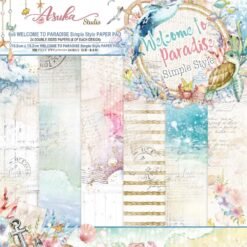 Memory Place Papel de Scrapbooking Welcome to Paradise 15x15cm