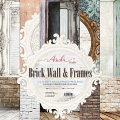 Memory Place Papel de Scrapbooking Brick Wall & Frames 30x30cm