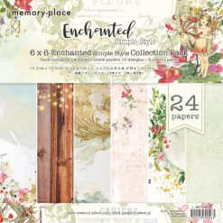 Memory Place Papel de Scrapbooking Enchanted 15x15cm